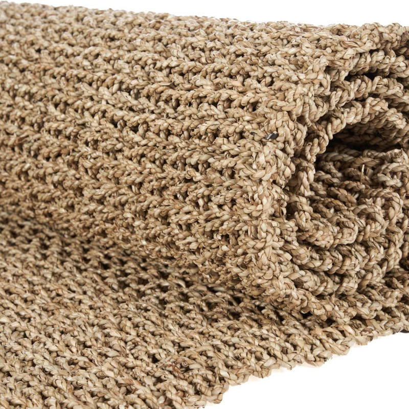 Grand Tapis de couloir bord de mer Rectangulaire 70x270 Sisal Naturel Tressé The Sizali 