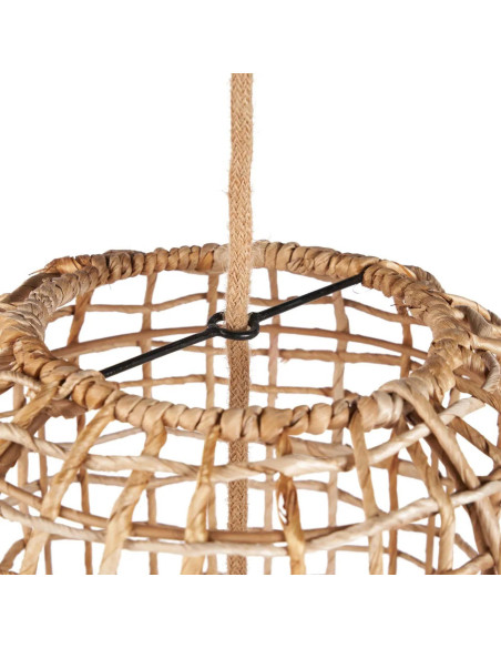 Grand Abat-jour bohème original Hauteur 100 cm Feuille de bananier Naturel Tressé The GuanYin 