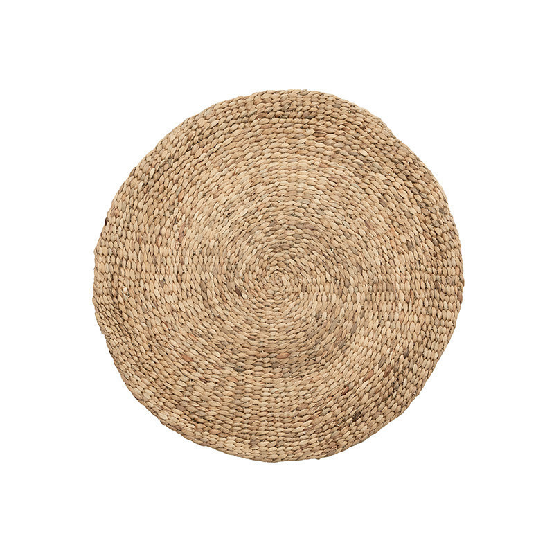 Tapis Rond 90 cm en Jacinthe d'eau Naturel The Water Hyacinth 