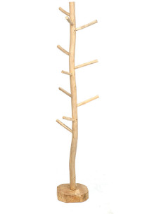 Porte manteaux original en Bois de teck Naturel The Coat Hanger 