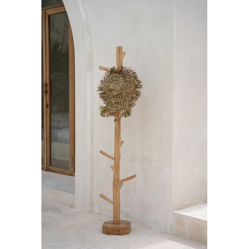 Porte manteaux original en Bois de teck Naturel The Coat Hanger 