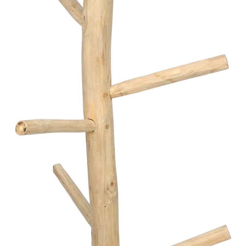 Porte manteaux original en Bois de teck Naturel The Coat Hanger 