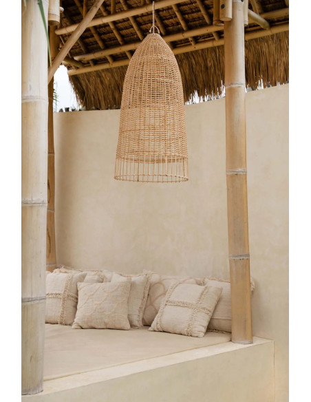 Abat-jour pour suspension 45 cm Rotin Naturel The Elba 