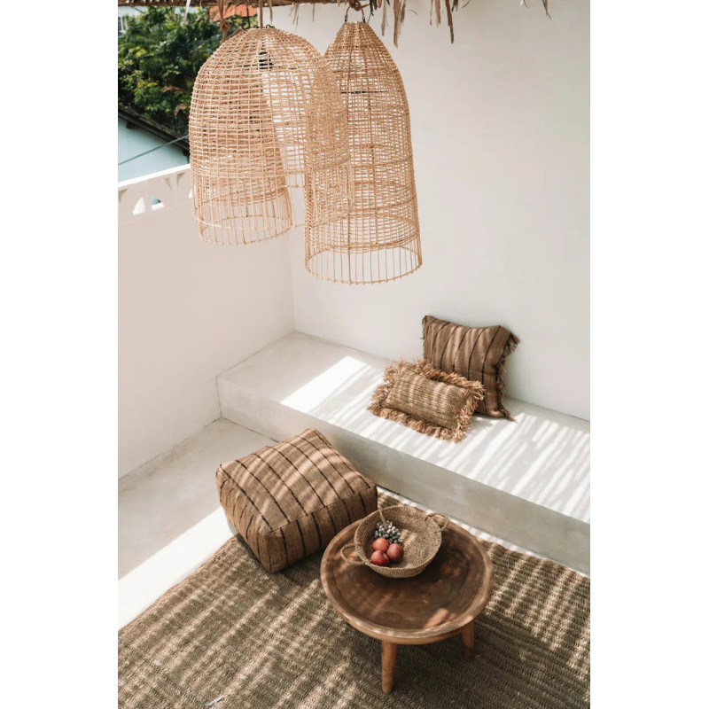 Abat-jour pour suspension 45 cm Rotin Naturel The Elba 