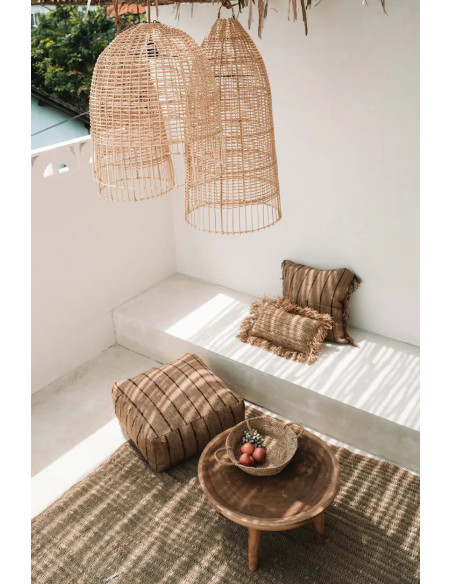 Abat-jour pour suspension 45 cm Rotin Naturel The Elba 