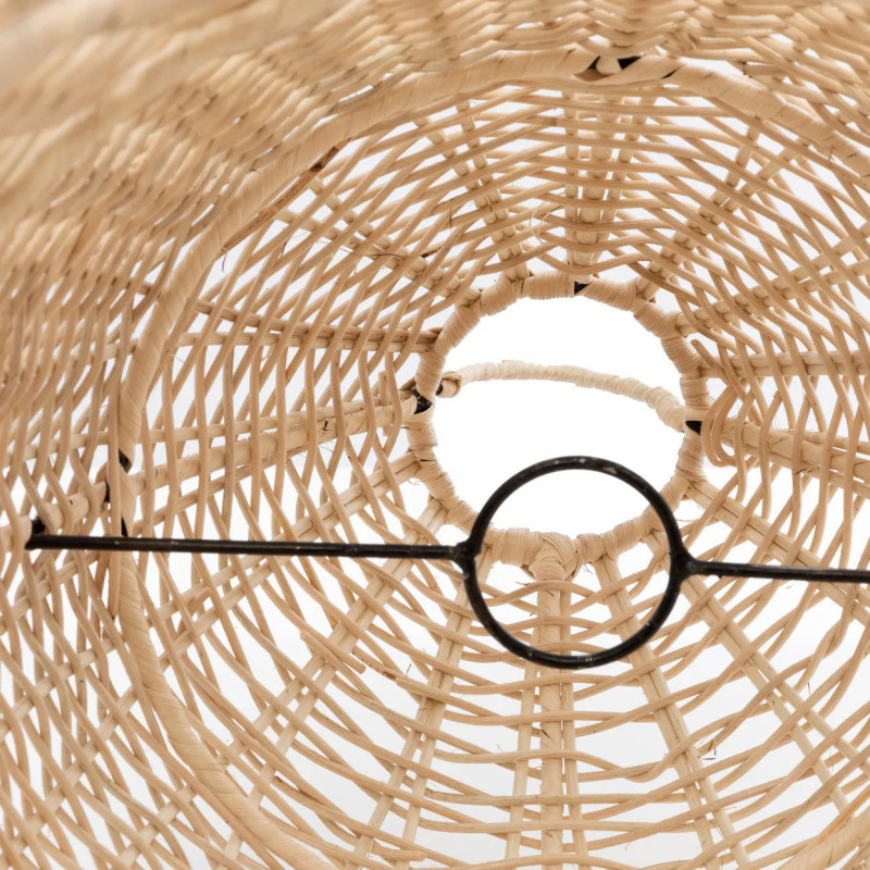 Abat-jour pour suspension 45 cm Rotin Naturel The Elba 