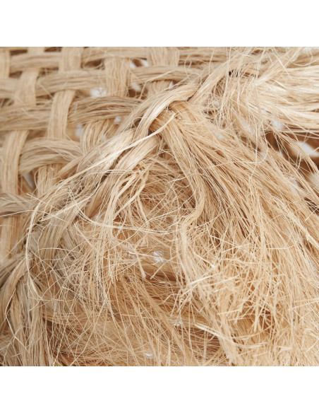 Abat-jour pour suspension 43 cm Herbe d'Abaca Naturel avec franges The Jelly Fish 