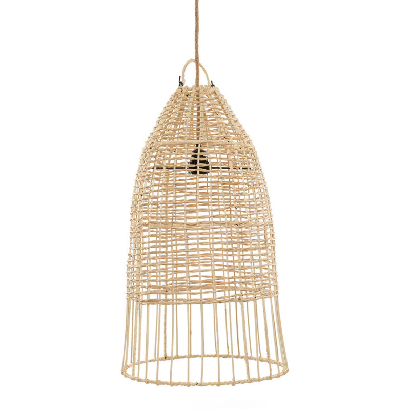 Abat-jour pour suspension 30 cm Rotin Naturel The Elba 