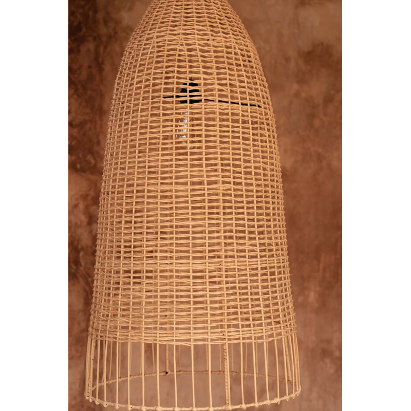 Abat-jour pour suspension 30 cm Rotin Naturel The Elba 