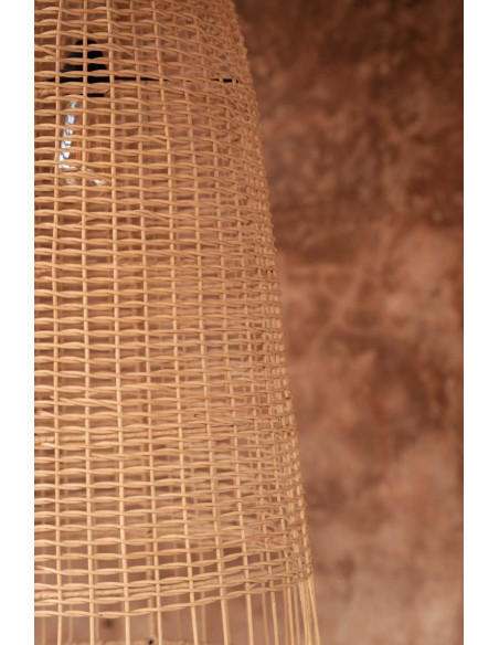 Abat-jour pour suspension 30 cm Rotin Naturel The Elba 