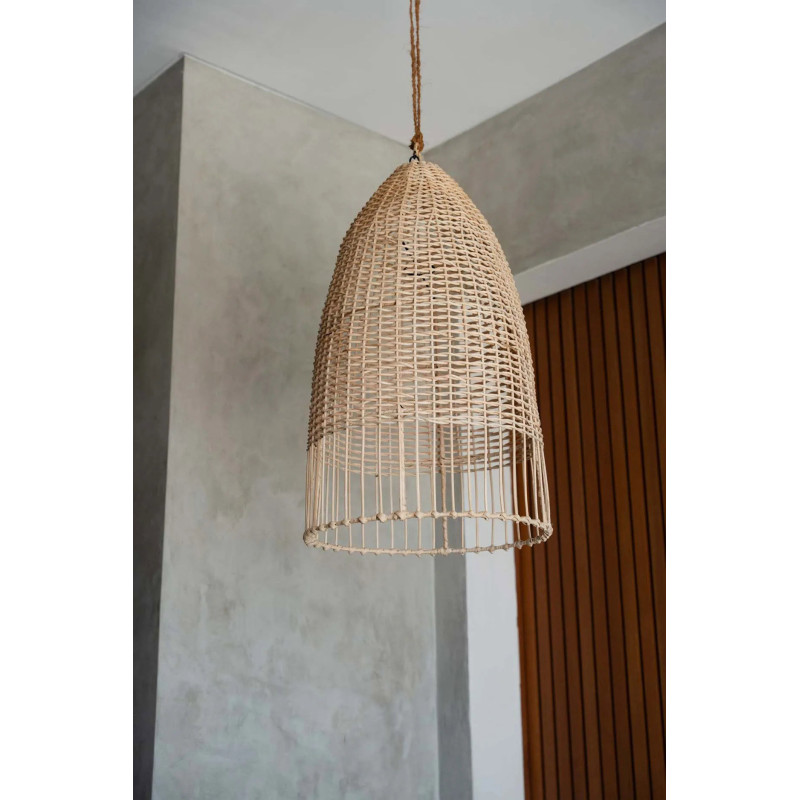 Abat-jour pour suspension 30 cm Rotin Naturel The Elba 