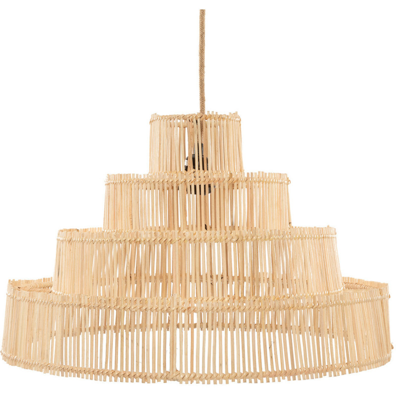 Abat jour original Gâteau pour suspension 51 cm en Rotin Naturel The Wedding Cake 