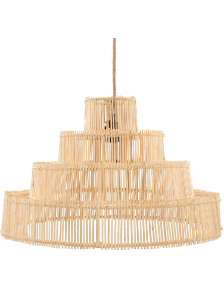 Abat jour original Gâteau pour suspension 51 cm en Rotin Naturel The Wedding Cake 