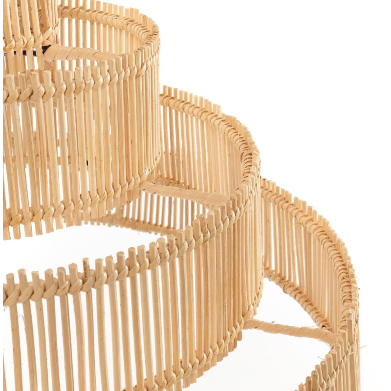 Abat jour original Gâteau pour suspension 51 cm en Rotin Naturel The Wedding Cake 