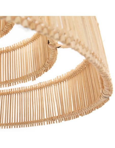 Abat jour original Gâteau pour suspension 51 cm en Rotin Naturel The Wedding Cake 