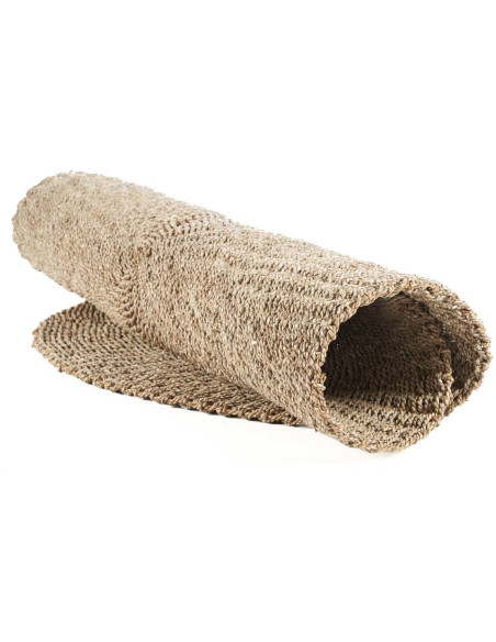 Tapis bord de mer Rond 150 cm Sisal Naturel Tressé The Sizali 