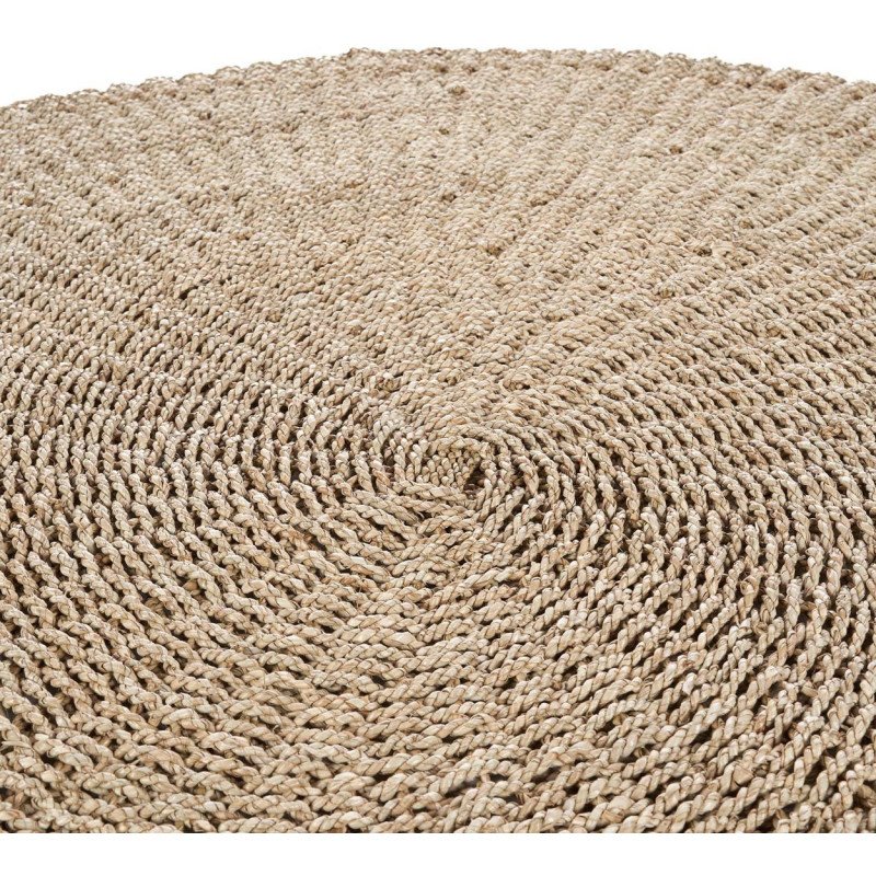 Tapis bord de mer Rond 150 cm Sisal Naturel Tressé The Sizali 