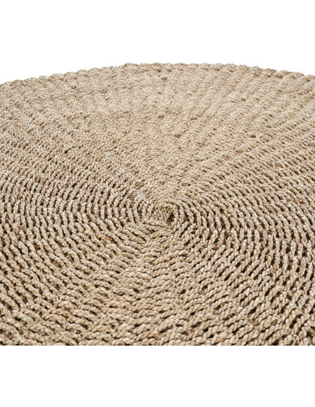 Tapis bord de mer Rond 150 cm Sisal Naturel Tressé The Sizali 