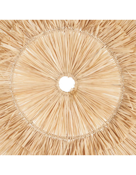 Décoration murale bohème chic ronde 85 cm Sisal Naturel Tressé The Sehseh 