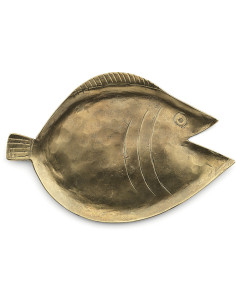 Petit Plateau original Poisson 18 cm Laiton Doré The Dory 
