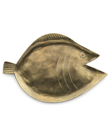 Petit Plateau original Poisson 18 cm Laiton Doré The Dory 