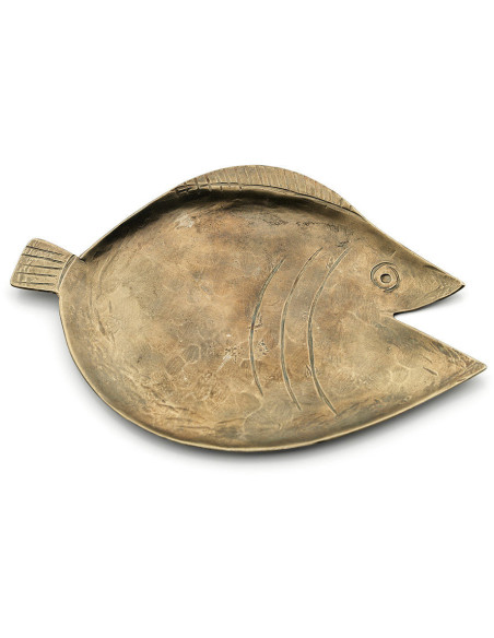Petit Plateau original Poisson 18 cm Laiton Doré The Dory 