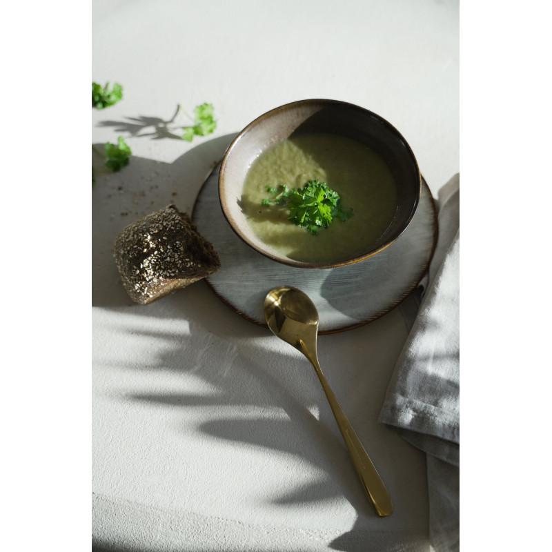 Bol à céréales rond 16 cm Grès Greige Marron The Peniche 