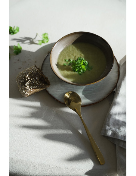 Bol à céréales rond 16 cm Grès Greige Marron The Peniche 