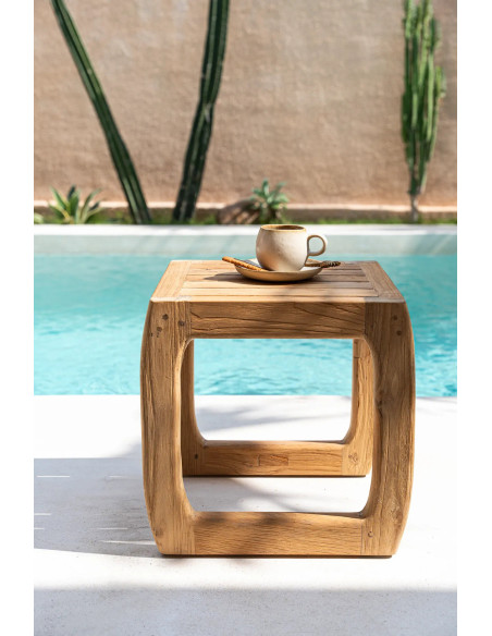 Assiette à dessert ronde 17 cm Grès Blanc cassé Marron The Cascais 