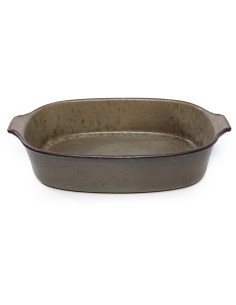 Plat à four original oval 35x23 en Céramique Vert The Comporta 