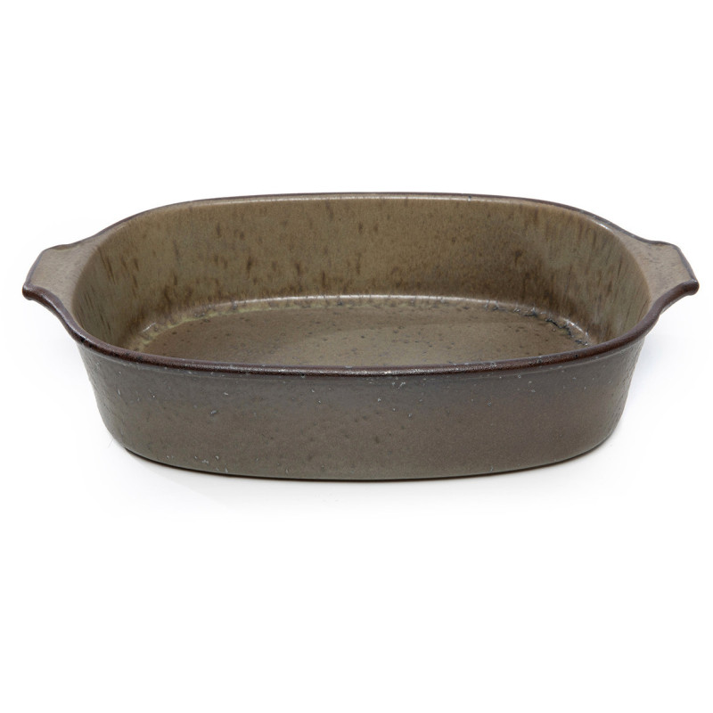 Plat à four original oval 35x23 en Céramique Vert The Comporta 
