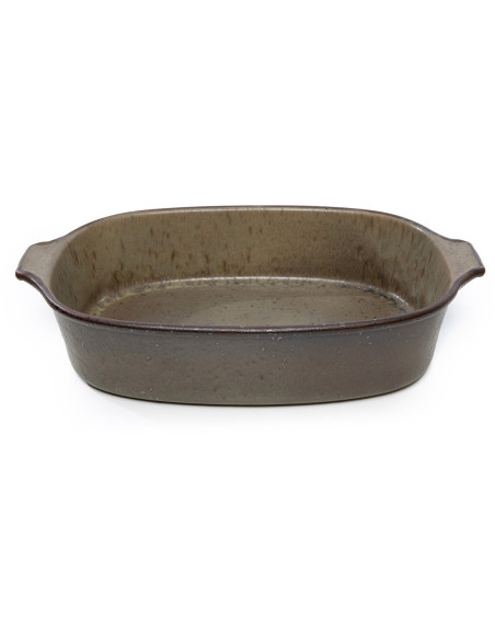 Plat à four original oval 35x23 en Céramique Vert The Comporta 