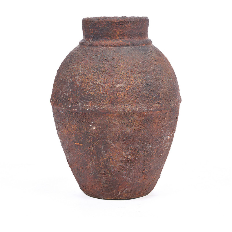 Vase vintage Amphore H 30 cm Terre cuite Bordeaux Vieilli The Amphora Rustica 