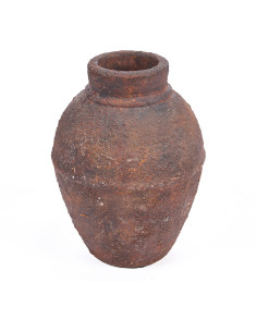 Vase vintage Amphore H 30 cm Terre cuite Bordeaux Vieilli The Amphora Rustica 