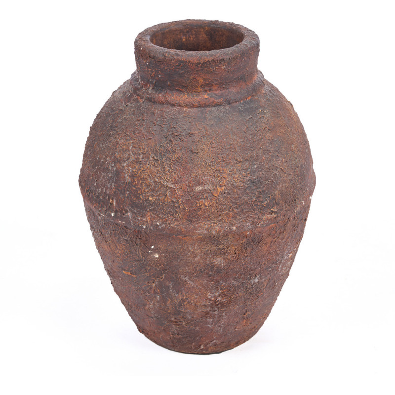 Vase vintage Amphore H 30 cm Terre cuite Bordeaux Vieilli The Amphora Rustica 