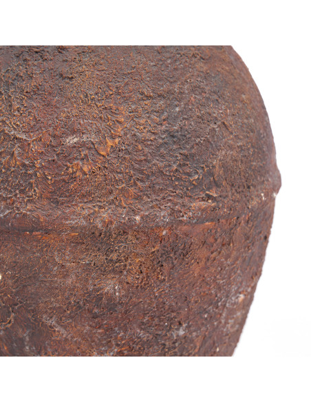 Vase vintage Amphore H 30 cm Terre cuite Bordeaux Vieilli The Amphora Rustica 