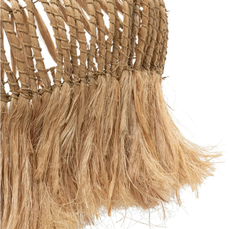 Abat-jour pour suspension 50 cm Herbe d'Abaca Naturel The Hippy Tipi 