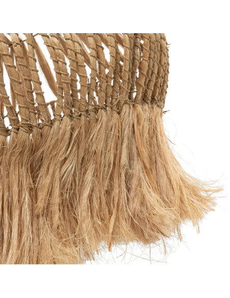 Abat-jour pour suspension 50 cm Herbe d'Abaca Naturel The Hippy Tipi 