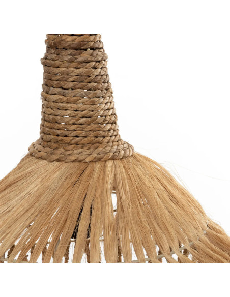 Abat-jour pour suspension 50 cm Herbe d'Abaca Naturel The Hippy Tipi 