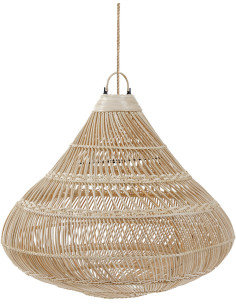 Abat-jour pour suspension 55 cm Rotin Naturel The Drop 