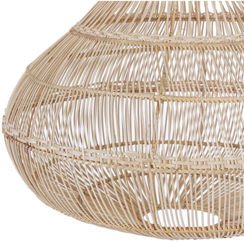 Abat-jour pour suspension 55 cm Rotin Naturel The Drop 