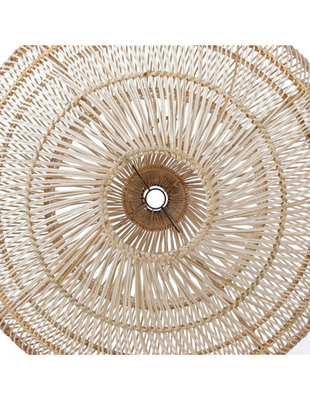 Abat-jour pour suspension 55 cm Rotin Naturel The Drop 
