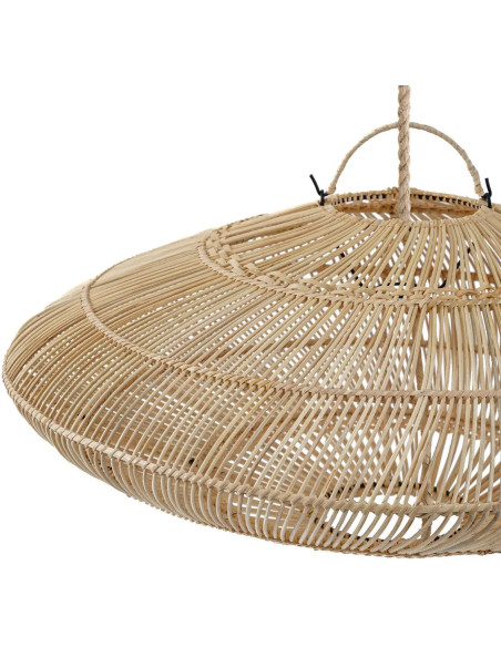 Abat jour original pour suspension 75 cm en Rotin Naturel The Macaron 