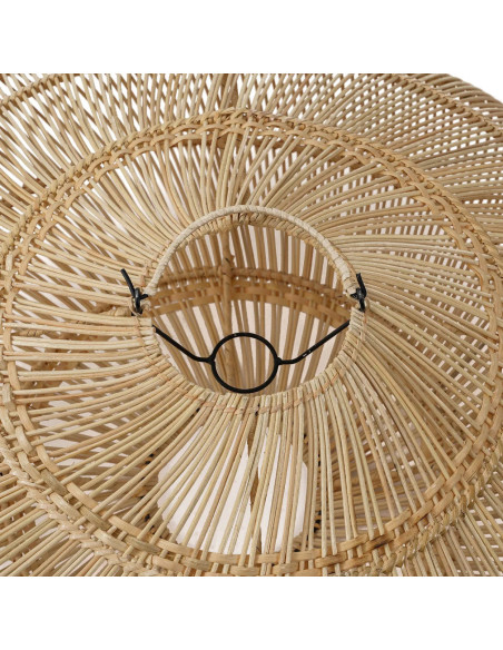 Abat jour original pour suspension 75 cm en Rotin Naturel The Macaron 