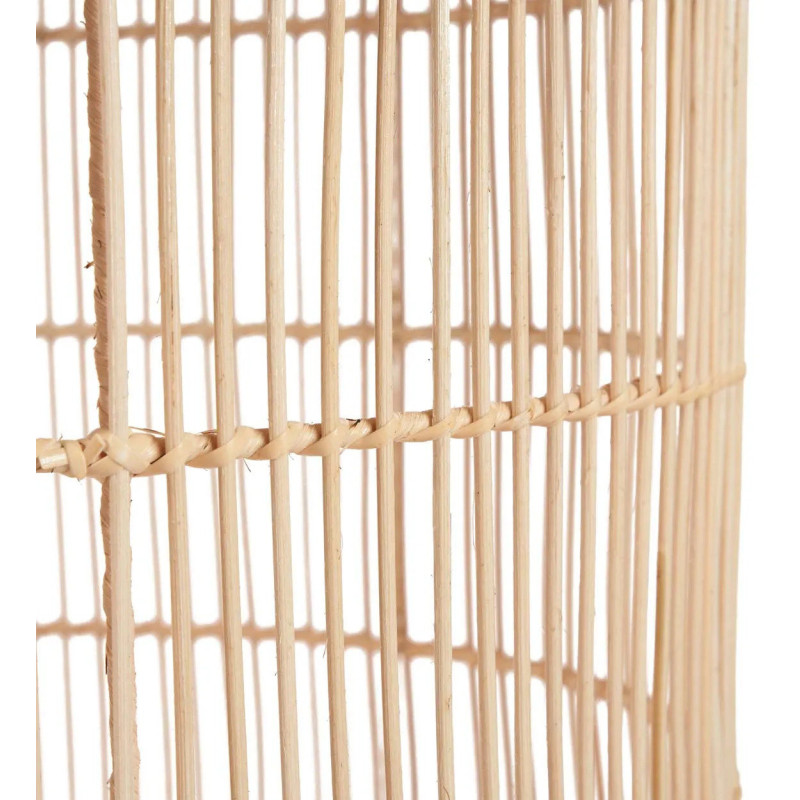 Grand Abat-jour bohème chic Hauteur 60 cm Rotin Naturel Tressé The Bozelo 