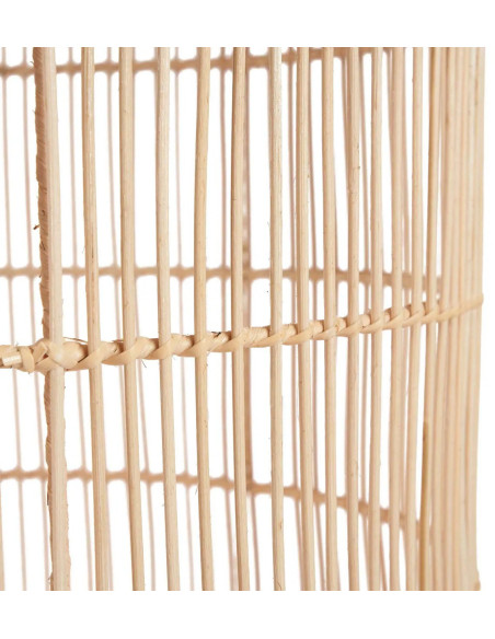 Grand Abat-jour bohème chic Hauteur 60 cm Rotin Naturel Tressé The Bozelo 