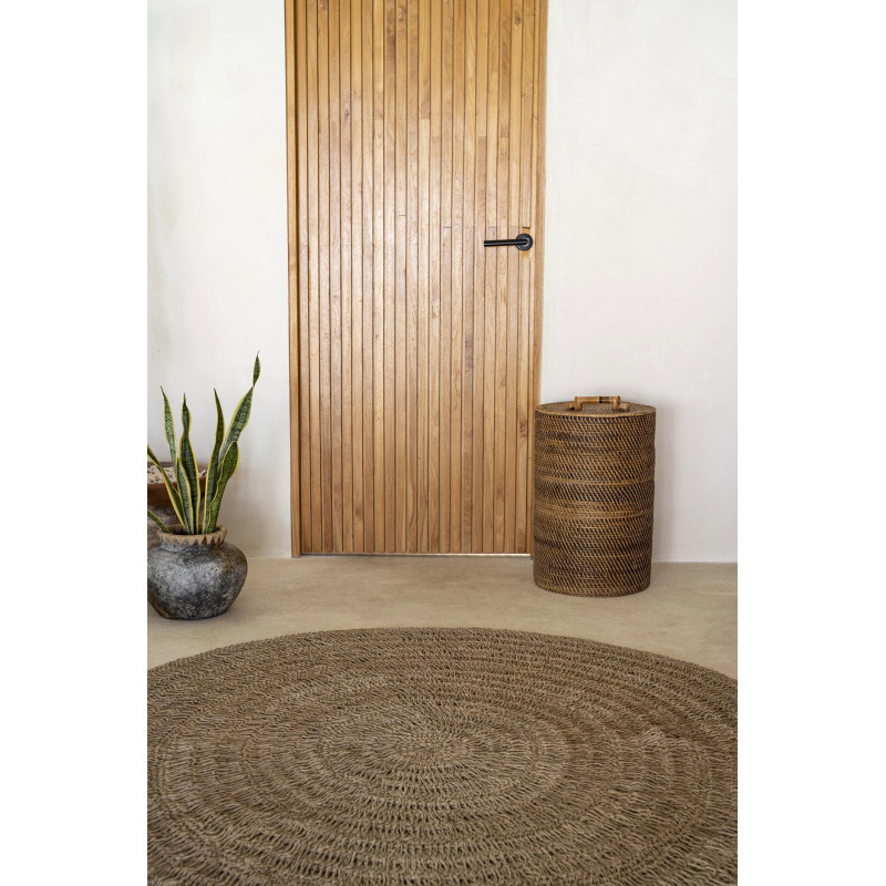 Tapis Rond 200 cm en Raphia Sisal Palmier Naturel The Seagrass 