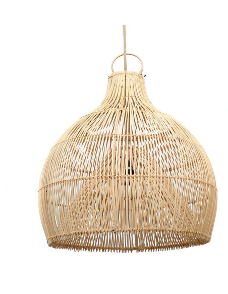 Abat jour original pour suspension 55 cm en Rotin Naturel The Lobster Trap 