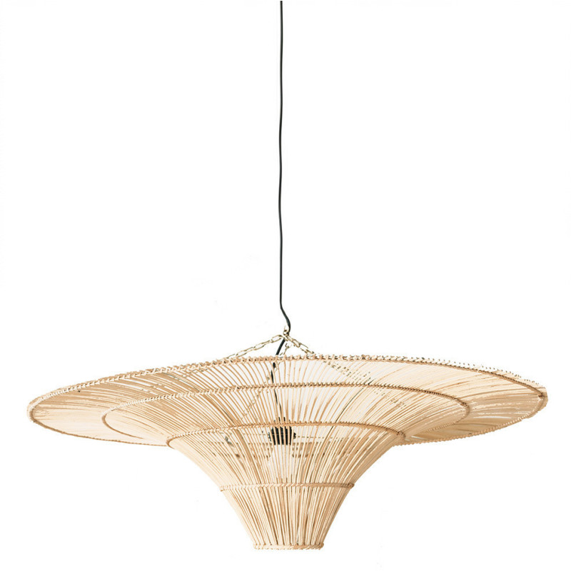 Abat-jour pour suspension 60 cm Rotin Naturel The Sky 