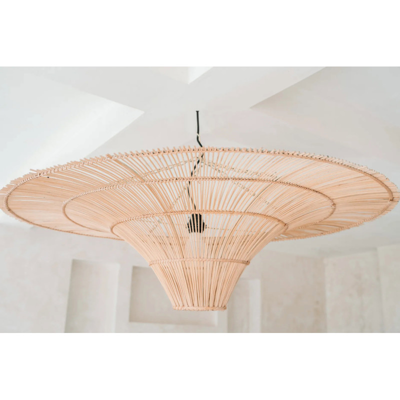 Abat-jour pour suspension 60 cm Rotin Naturel The Sky 